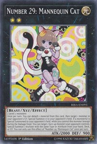 Number 29: Mannequin Cat [Rising Rampage] [RIRA-EN093]