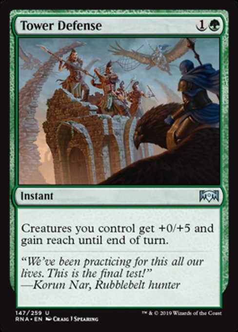 Tower Defense [Ravnica Allegiance]