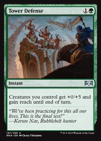 Tower Defense [Ravnica Allegiance]