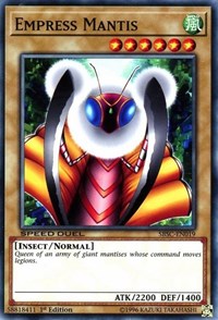 Empress Mantis [Speed Duel: Scars of Battle] [SBSC-EN019]