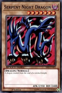 Serpent Night Dragon [Speed Duel Decks: Ultimate Predators] [SS03-ENA01]