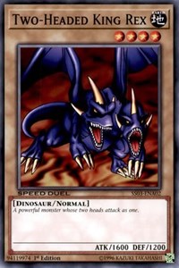 Two-Headed King Rex [Speed Duel Decks: Ultimate Predators] [SS03-ENA02]