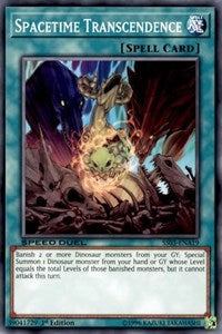 Spacetime Transcendence [Speed Duel Decks: Ultimate Predators] [SS03-ENA19]