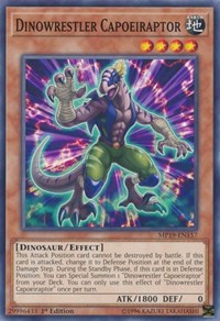 Dinowrestler Capoeiraptor [2019 Gold Sarcophagus Tin Mega Pack] [MP19-EN157]