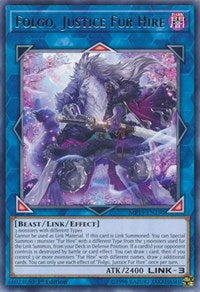 Folgo, Justice Fur Hire [2019 Gold Sarcophagus Tin Mega Pack] [MP19-EN190]