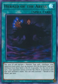 Herald of the Abyss [2019 Gold Sarcophagus Tin Mega Pack] [MP19-EN201]