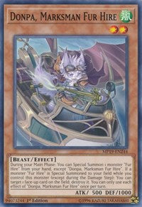 Donpa, Marksman Fur Hire [2019 Gold Sarcophagus Tin Mega Pack] [MP19-EN244]