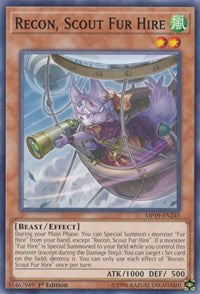 Recon, Scout Fur Hire [2019 Gold Sarcophagus Tin Mega Pack] [MP19-EN245]