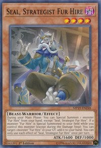 Seal, Strategist Fur Hire [2019 Gold Sarcophagus Tin Mega Pack] [MP19-EN248]