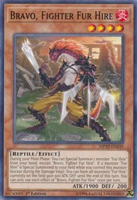Bravo, Fighter Fur Hire [2019 Gold Sarcophagus Tin Mega Pack] [MP19-EN249]