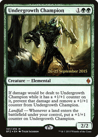 Undergrowth Champion [Battle for Zendikar Promos]