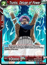 Trunks, Deluge of Power [Draft Box 04 - Dragon Brawl] [DB1-003]