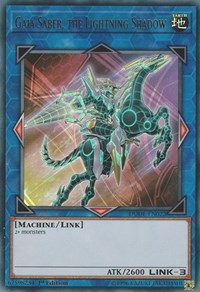 Gaia Saber, the Lightning Shadow [Duel Devastator] [DUDE-EN022]