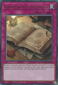 Forbidden Apocrypha [Duel Devastator] [DUDE-EN047]