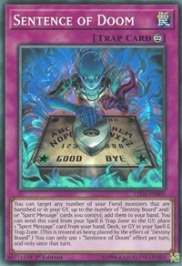 Sentence of Doom [Legendary Duelists: Immortal Destiny] [LED5-EN005]
