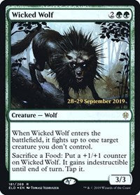 Wicked Wolf [Throne of Eldraine Promos]