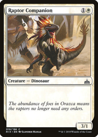 Raptor Companion [Rivals of Ixalan]