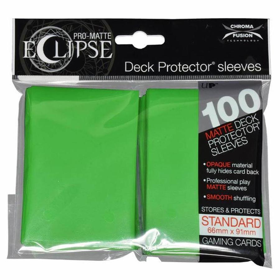 Ultra Pro: Eclipse Pro Matte Deck Protector Sleeves - Standard Green 100ct