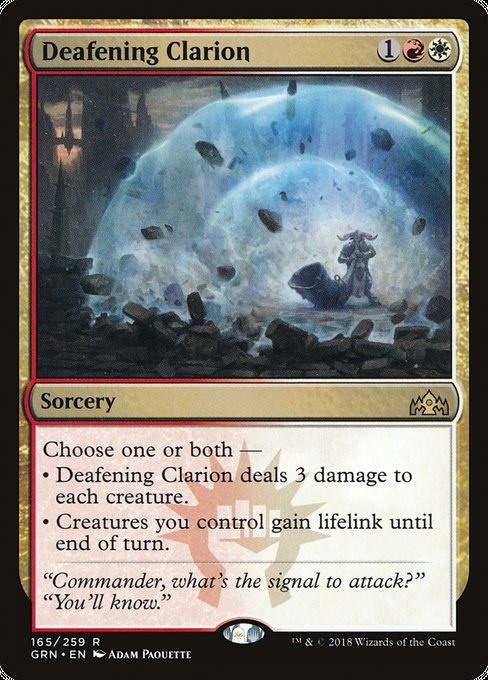 Deafening Clarion [Guilds of Ravnica]