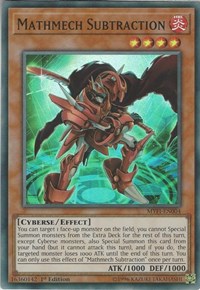 Mathmech Subtraction [Mystic Fighters] [MYFI-EN004]