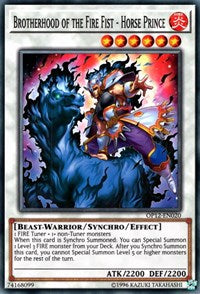 Brotherhood of the Fire Fist - Horse Prince [OTS Tournament Pack 12] [OP12-EN020]