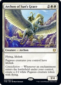 Archon of Sun's Grace [Prerelease: Theros Beyond Death]