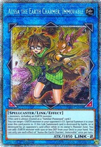Aussa the Earth Charmer, Immovable (Prismatic) [IGAS-EN048] Prismatic Secret Rare