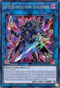 D/D/D Abyss King Gilgamesh [DUOV-EN004] Ultra Rare