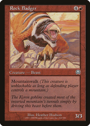 Rock Badger [Mercadian Masques]