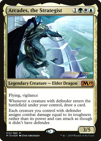 Arcades, the Strategist [Core Set 2019 Promos]