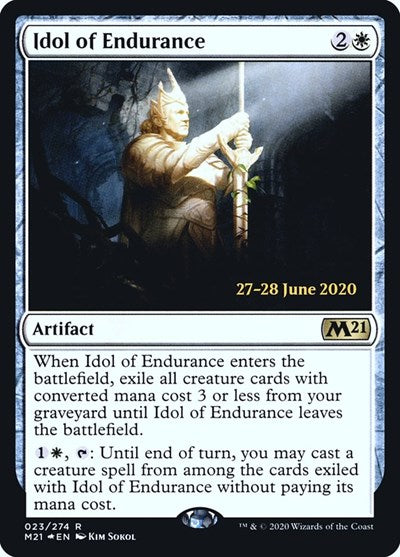 Idol of Endurance [Core Set 2021 Promos]