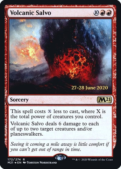 Volcanic Salvo [Core Set 2021 Promos]