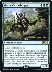 Garruk's Harbinger [Core Set 2021 Promos]