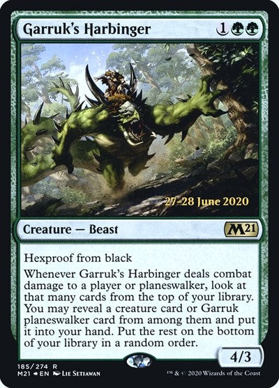 Garruk's Harbinger [Core Set 2021 Promos]