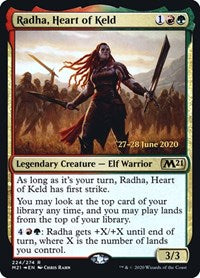 Radha, Heart of Keld [Core Set 2021 Promos]