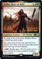 Radha, Heart of Keld [Core Set 2021 Promos]