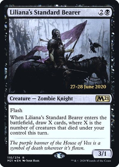 Liliana's Standard Bearer [Core Set 2021 Promos]