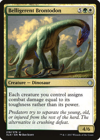 Belligerent Brontodon [Ixalan]