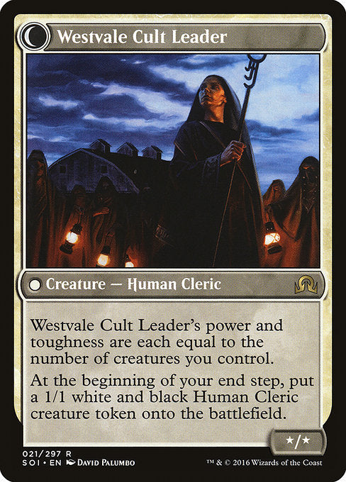 Hanweir Militia Captain // Westvale Cult Leader [Shadows over Innistrad]