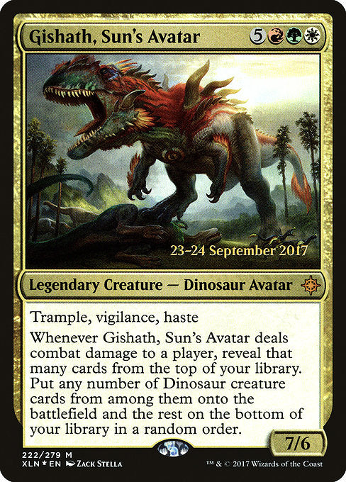 Gishath, Sun's Avatar [Ixalan Promos]