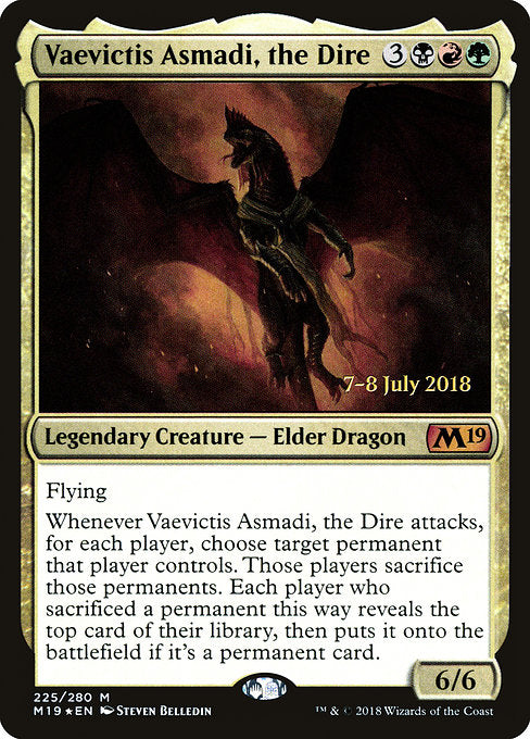 Vaevictis Asmadi, the Dire [Core Set 2019 Promos]