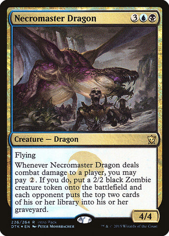 Necromaster Dragon [Dragons of Tarkir Promos]