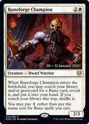 Runeforge Champion [Prerelease Cards]