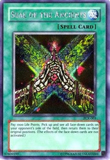 Seal of the Ancients (Power of Chaos: Kaiba the Revenge) [Yu-Gi-Oh! Video Game Promotional Cards]