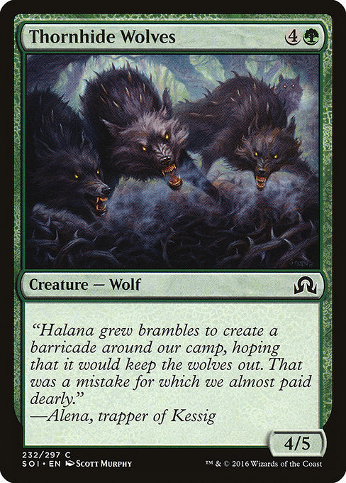 Thornhide Wolves [Shadows over Innistrad]