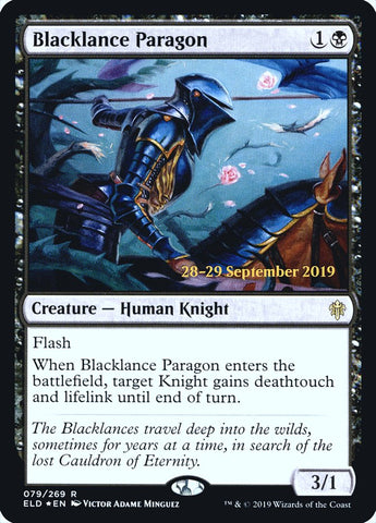 Blacklance Paragon [Throne of Eldraine Promos]