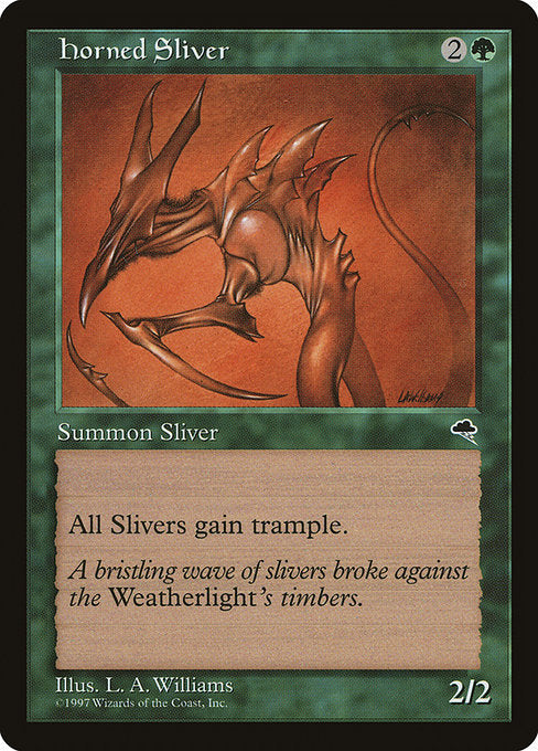 Horned Sliver [Tempest]