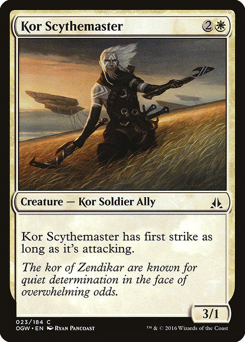 Kor Scythemaster [Oath of the Gatewatch] - BinderPOS Limited (dev2)