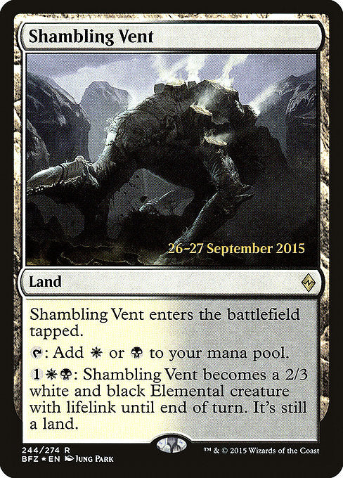 Shambling Vent [Battle for Zendikar Promos]