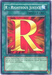R - Righteous Justice [Enemy of Justice]